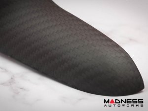 FIAT 500 Trunk Handle - Carbon Fiber - Matte Finish